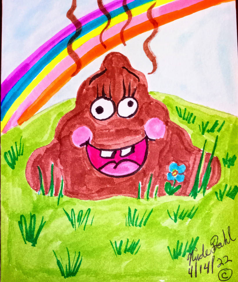 Just as happy as a turd on the lawn. by KathrynDahl on DeviantArt