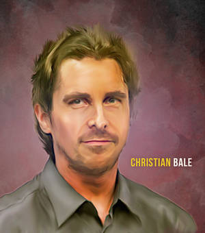 Christian Bale Smudge Painting