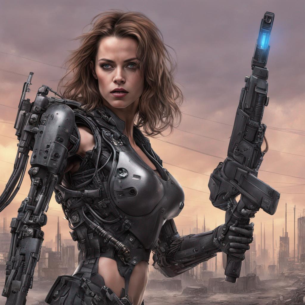 Deviantart Terminator Hybrids Female Terminator #2 by MCDIZZYart on DeviantArt