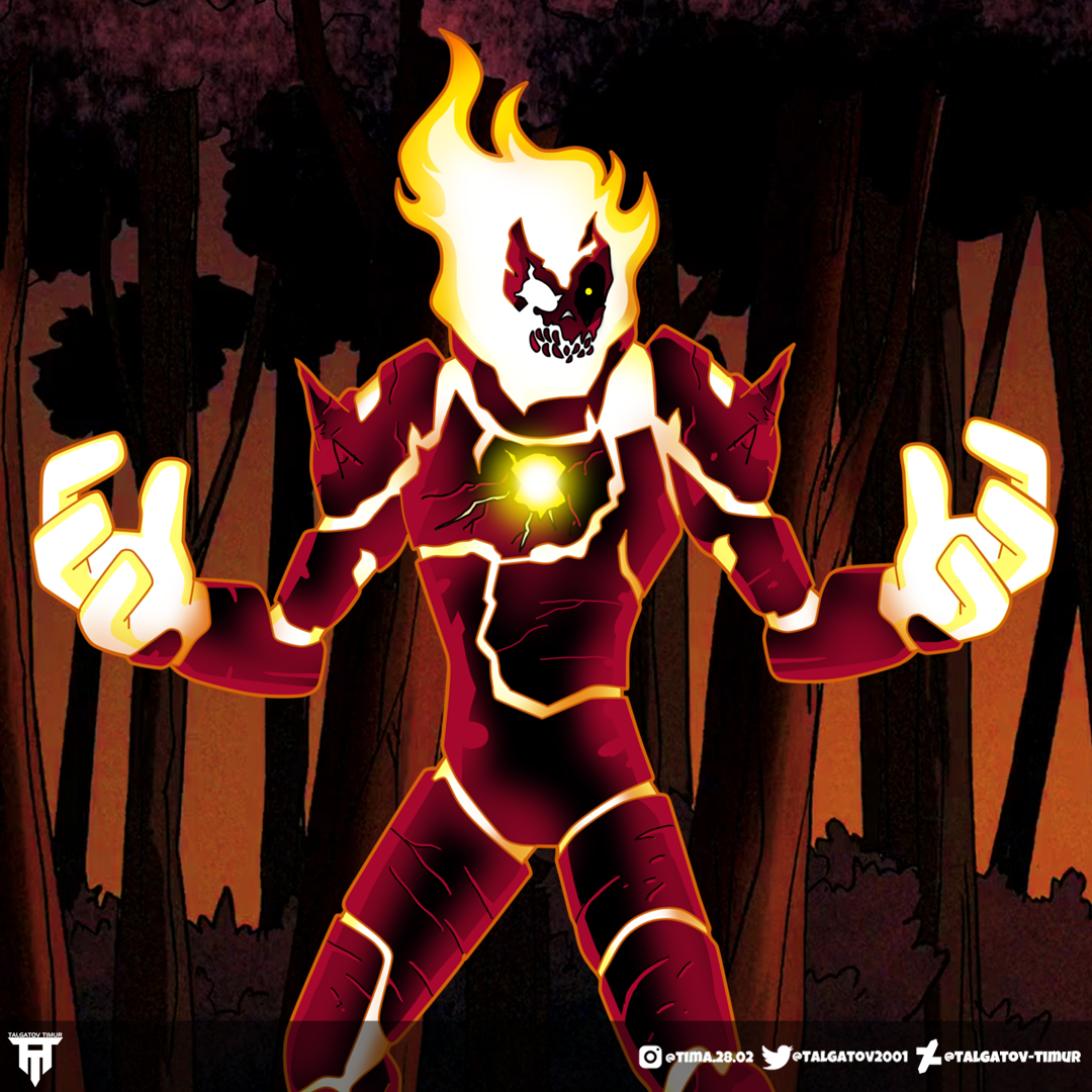 Ben 10 Heatblast carnitrix redesign by talgatov-timur on DeviantArt