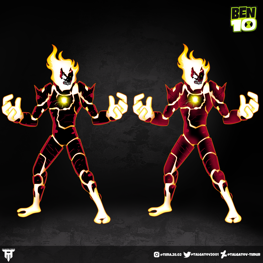 Ben 10 Heatblast carnitrix redesign by talgatov-timur on DeviantArt