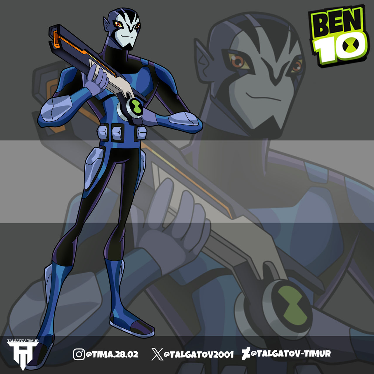 10 Rozok Ben 10 Commissioned art Rook by talgatov-timur on DeviantArt