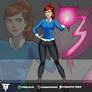 Ben 10 Commissioned art Gwen in Dc style