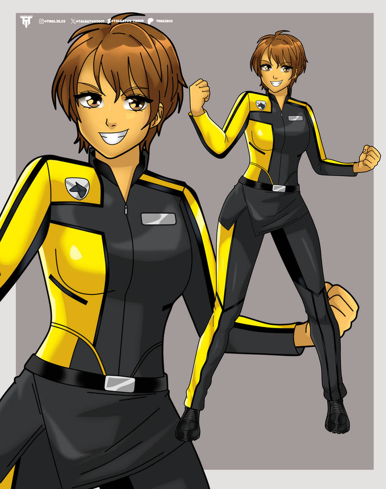 Power Rangers SPD Yellow oc commission art by talgatov-timur on DeviantArt