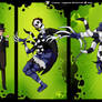 Ben 10 Ghostfreak Transformation sequence com art