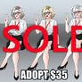 CLOSED ADOPT AUCTION Muscle secretary girl MHA