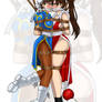 Chun-Li and Mai Shiranui tied up commission