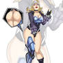 Emma Frost rivals hypnotized wedgie commission