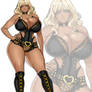Sexy wrestling girl commission