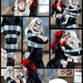 Black cat and Mary Jane tape bondage commission