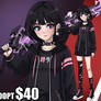 OPEN ADOPT AUCTION Goth girl