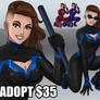 OPEN ADOPT AUCTION superheroine or supervillain