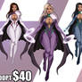 OPEN ADOPT AUCTION superheroine or supervillain Aeva