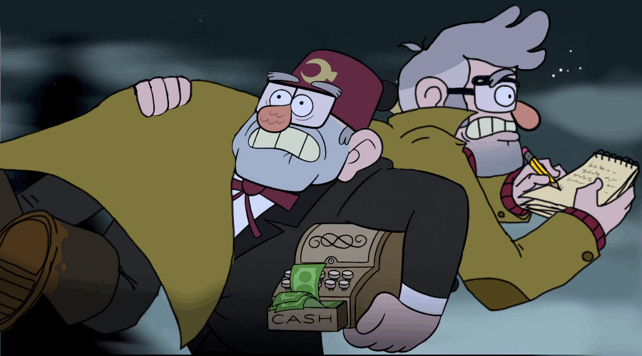 Grunkle Ford and Stan run by HezuNeutral on DeviantArt