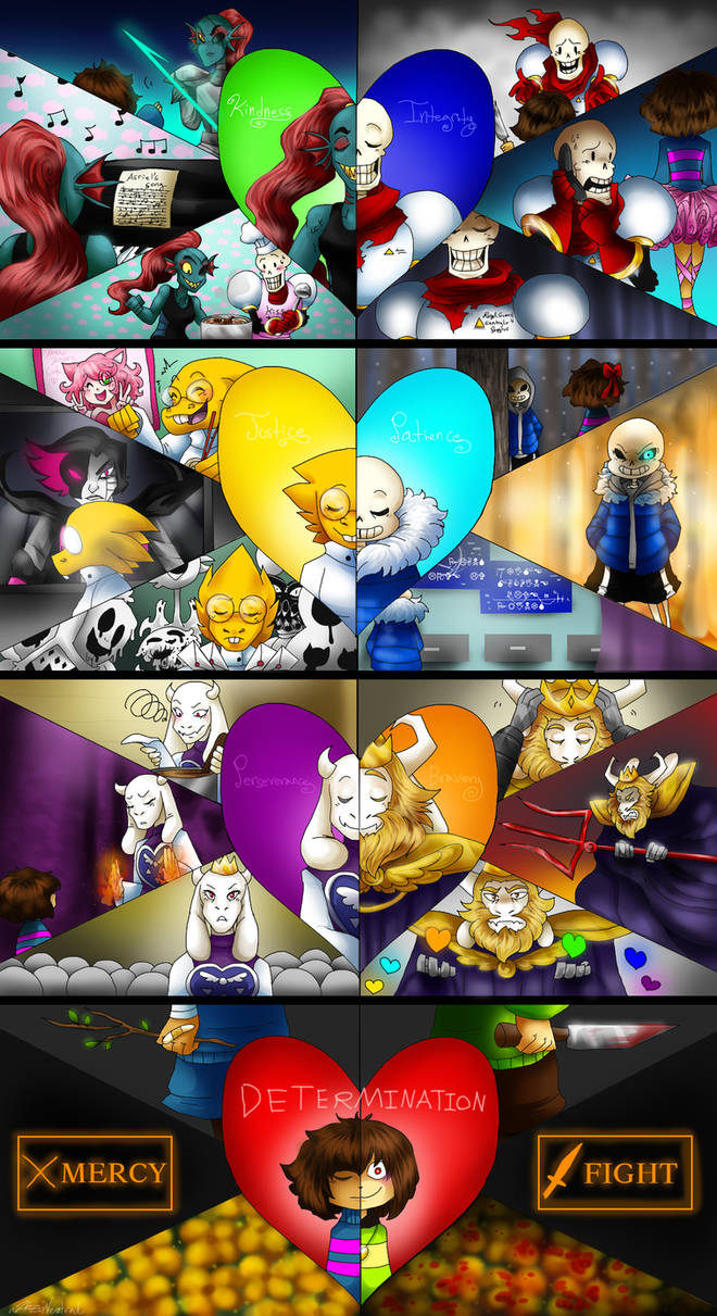The Seven Souls Of Undertale By Hezuneutral On Deviantart The Seven Souls Of Undertale By Hezuneutral On Deviantart