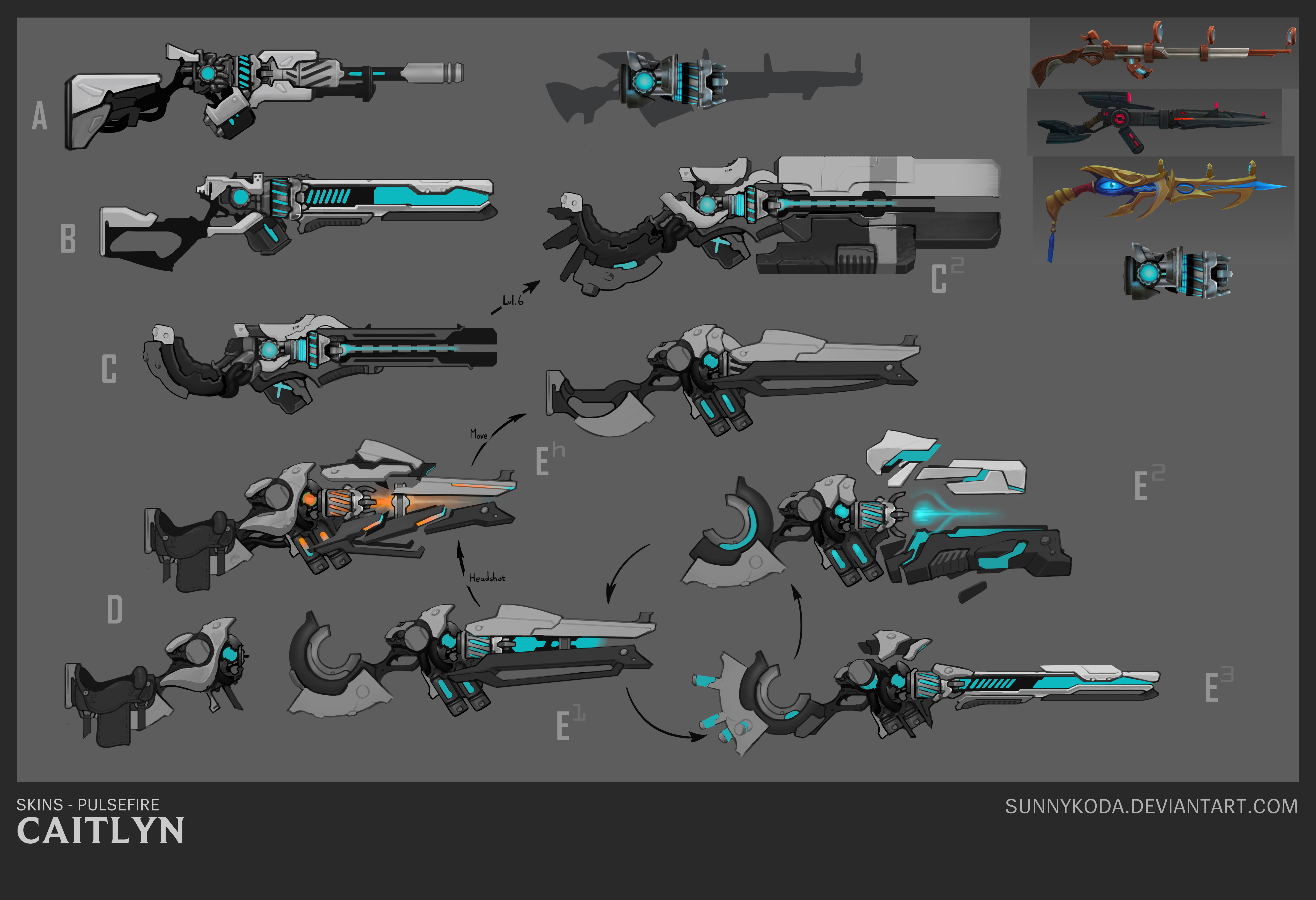 PF Caitlyn - Weapon Concept