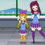 OCS Alious Academy Students - Miko and Kiyori