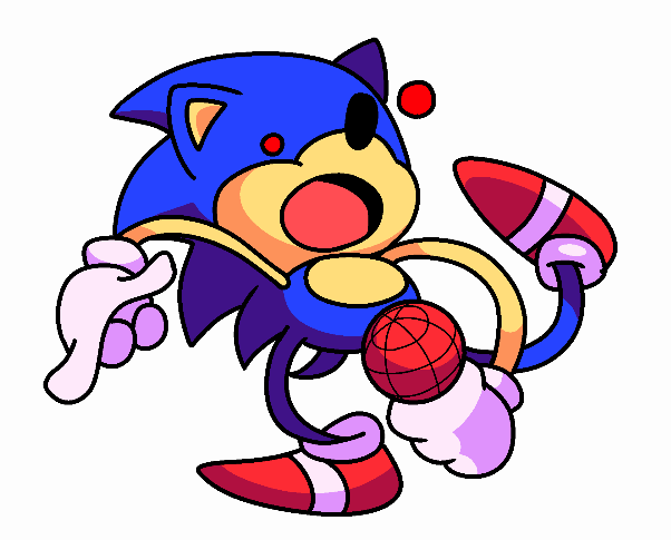 AudioReam on X: I tried to do a Sprite of Knuckles from Sunky.MPEG.   / X