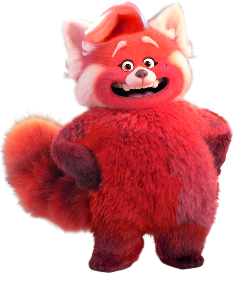 Turning red Ming Lee normal red panda by Abubakrcassim on DeviantArt