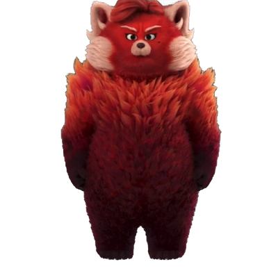 Turning red red panda ming render image by Abubakrcassim on DeviantArt