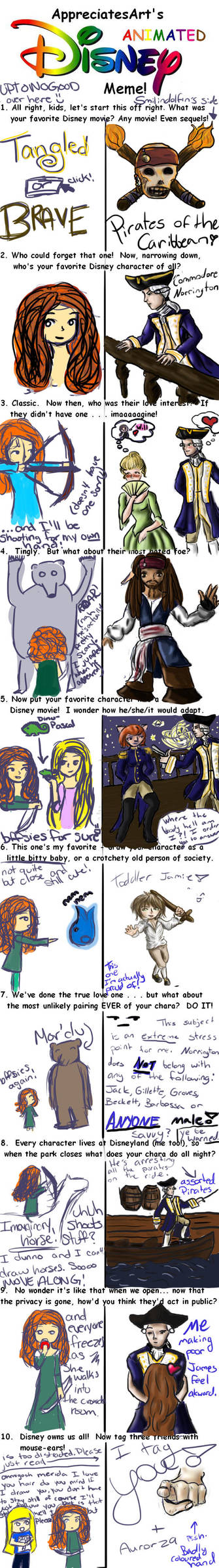 Lazily Drawn Disney Meme  ^_^