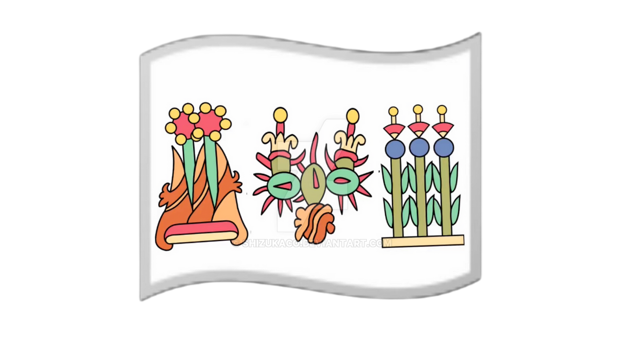First Aztec Empire Google Flag Emoji by ShizukaCo on DeviantArt