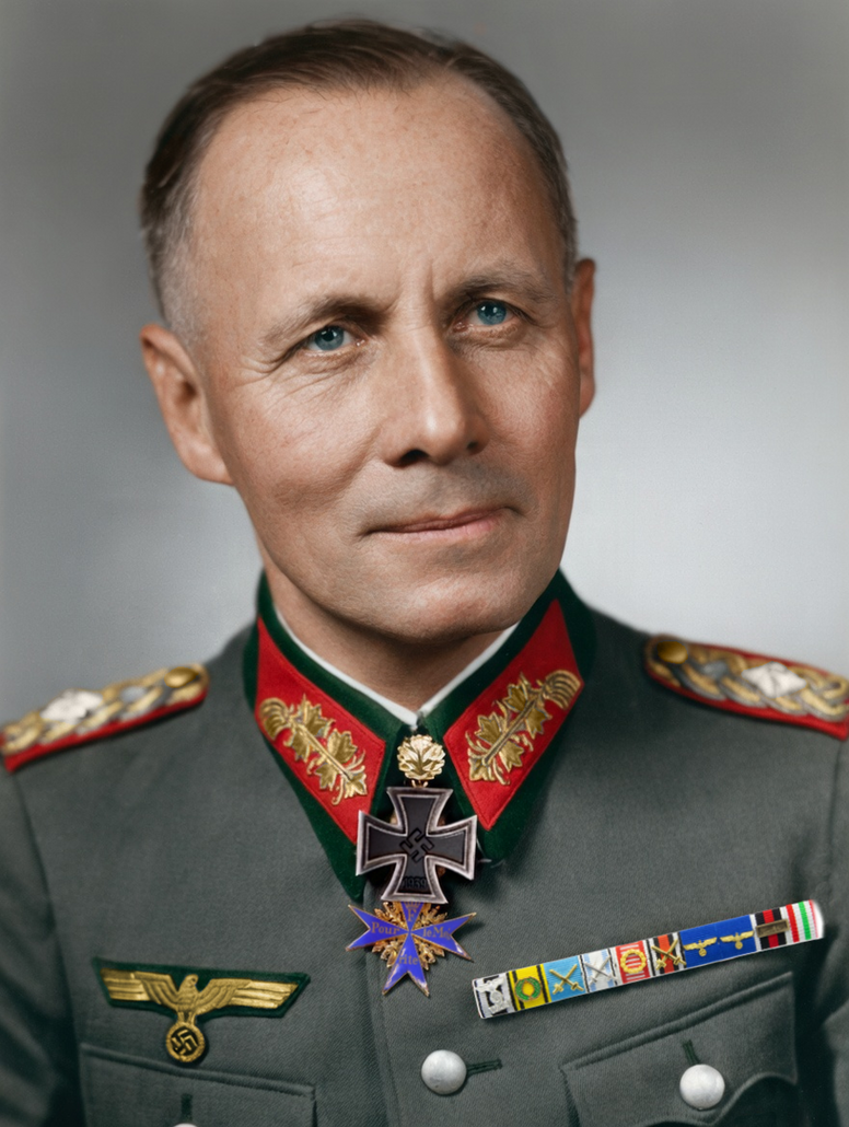 Erwin Rommel Challenge Gif Generalleutnant Erwin Rommel - Colourized Portrait by MAsaDDDC on ...