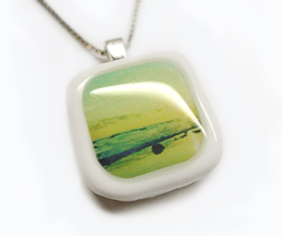 Lime Seashore Pendant