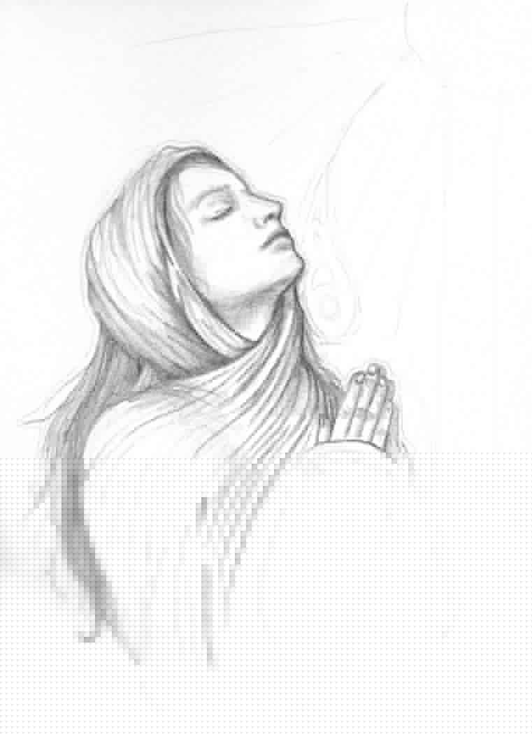 Woman Praying by desertbaby09 on DeviantArt