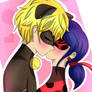 Ladybug and chat noir - Kiss