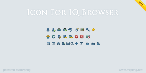 Icons for iq browser