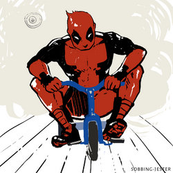 Deadpool ridin'