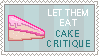 Cake critique