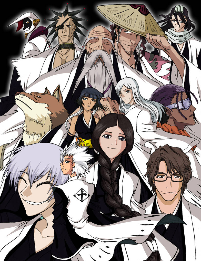 The Gotei 13 Captains By Isaiahjordan On DeviantArt the-gotei-13-captains-by-isaiahjordan-on-deviantart