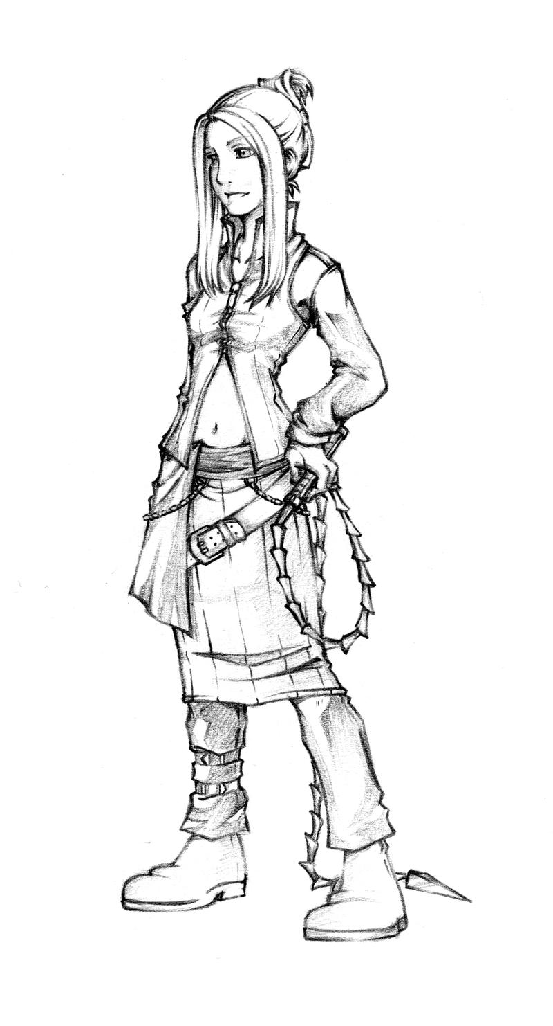 Dissidia Quistis Sketch