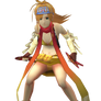 Dissidia Rikku Battle Pose