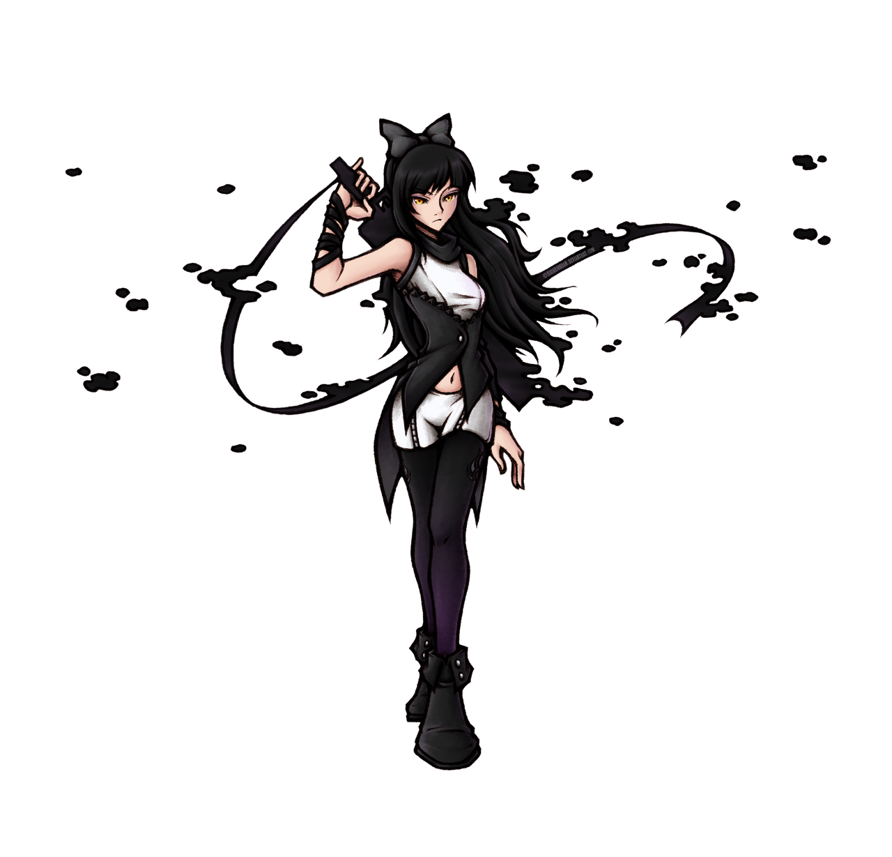 Blake Rwby Color Gradient RWBY: Blake Belladonna by isaiahjordan on DeviantArt
