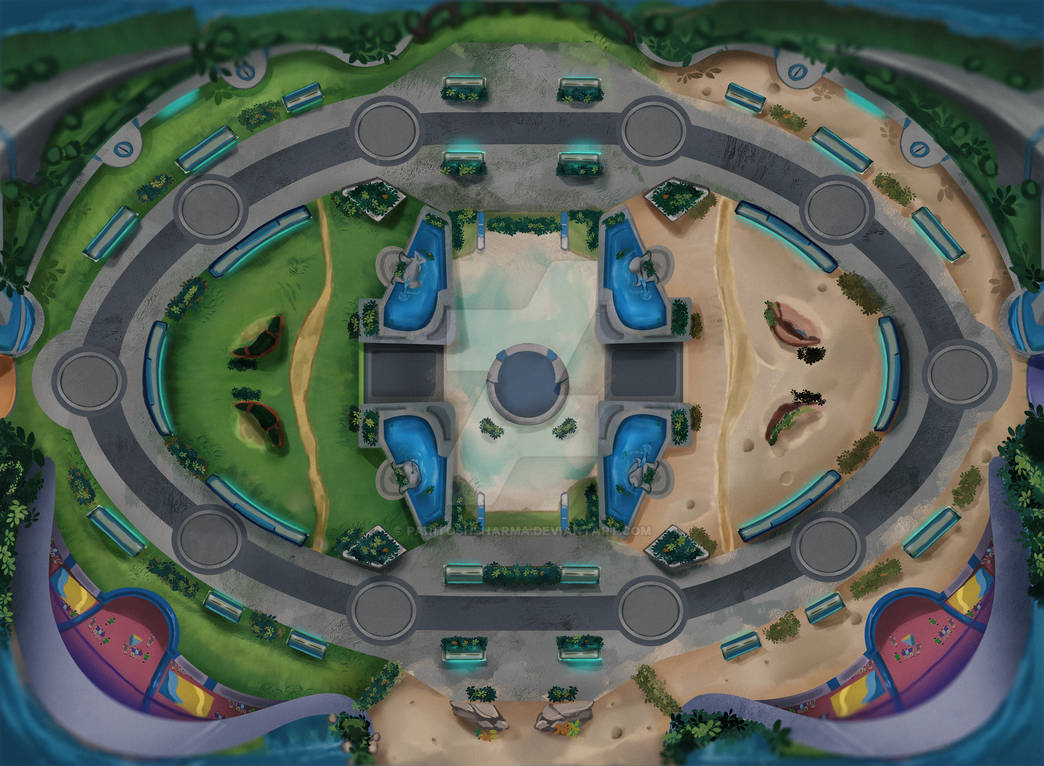 Pokemon Unite Map for Commission by Paritoshsharma on DeviantArt