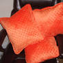 Orange Pillows (Mom Made)