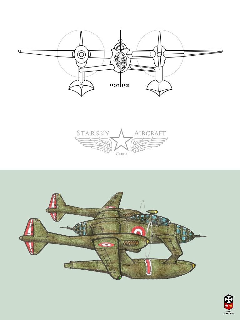 Canard torpedo bomber