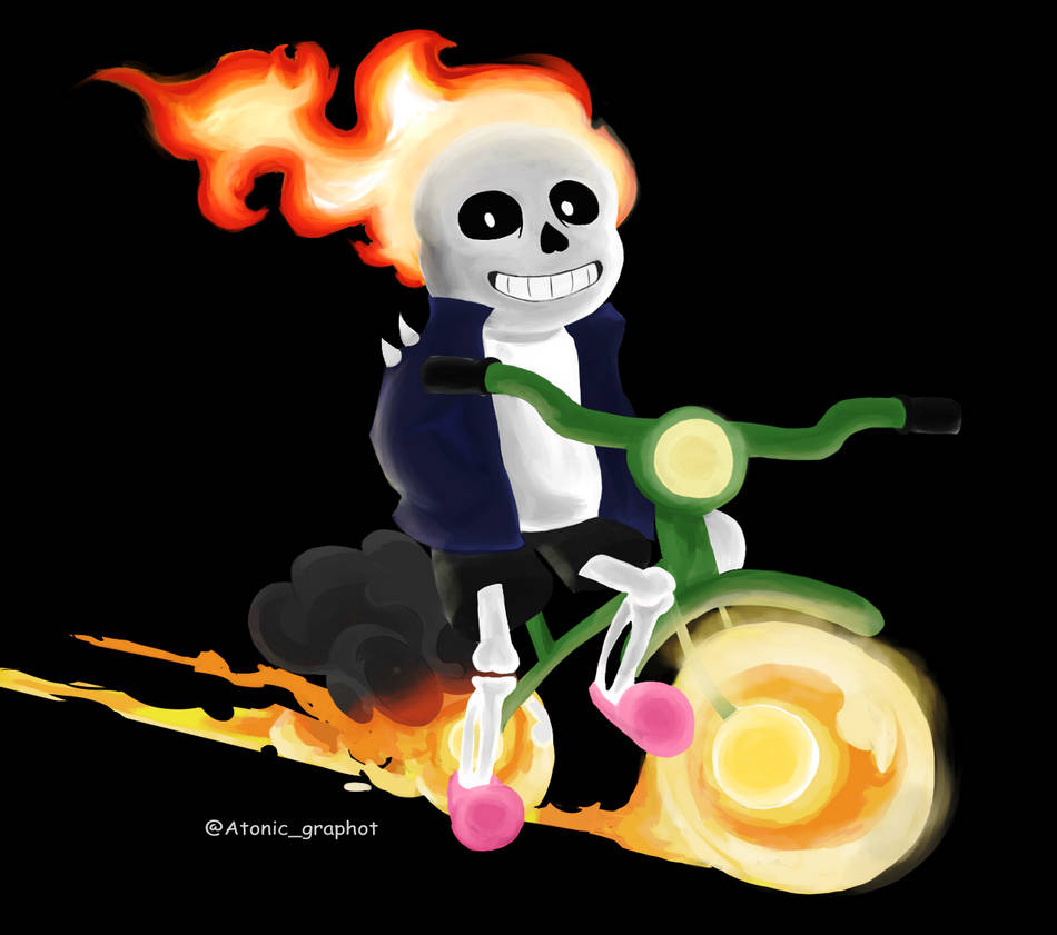Sans rider by Atonicgraphot on DeviantArt