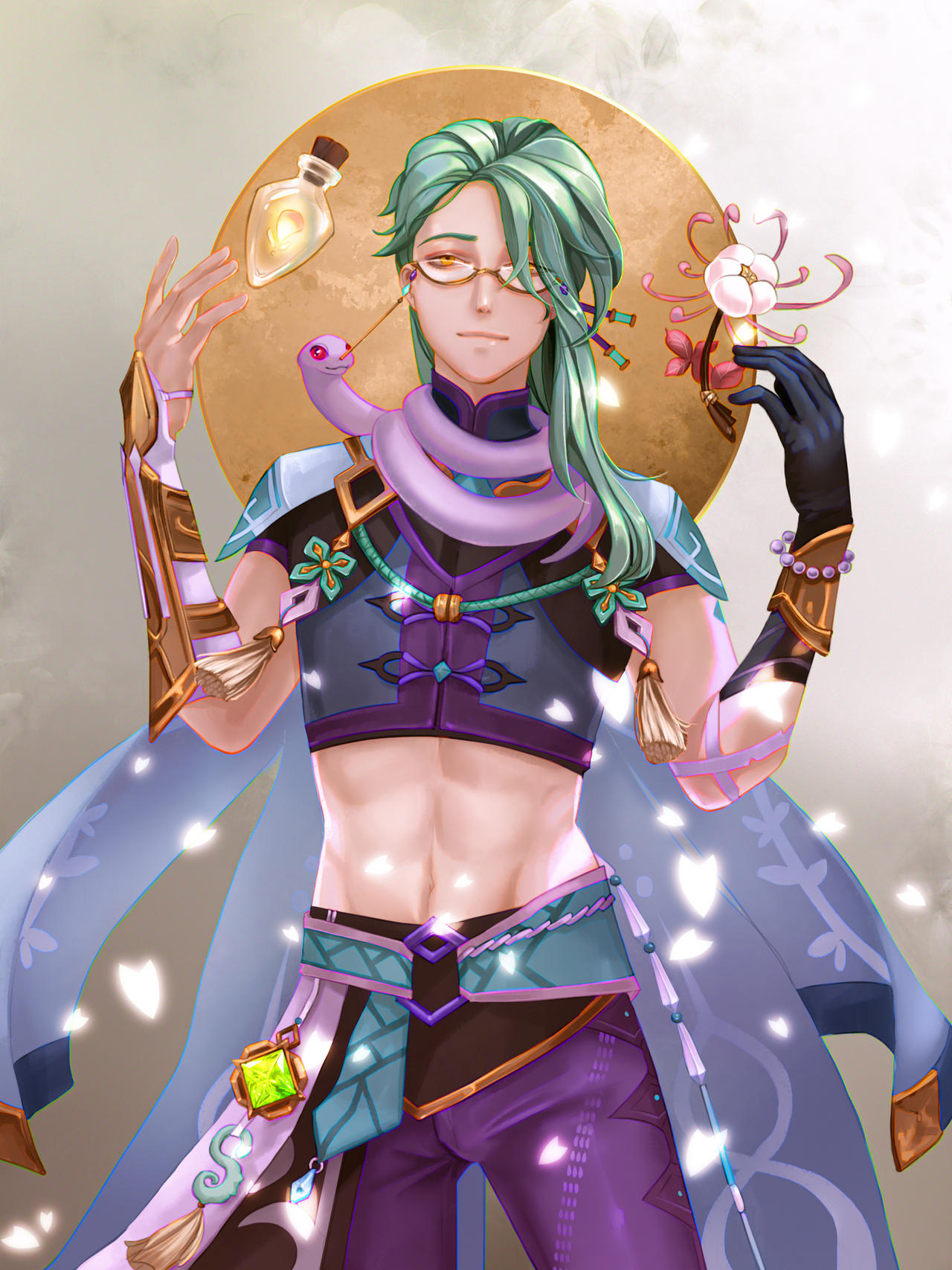 Baizhu || Genshin impact fanart by fcnjt on DeviantArt