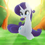 Do not leave Rarity alone in the forest!!!