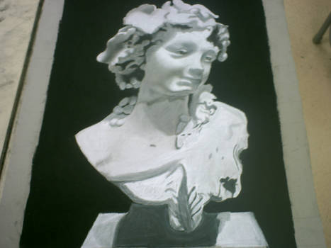 Statue charcoal