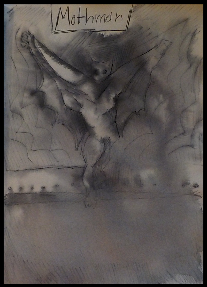Mothman inktober 2022 by JustALittleAmerican on DeviantArt