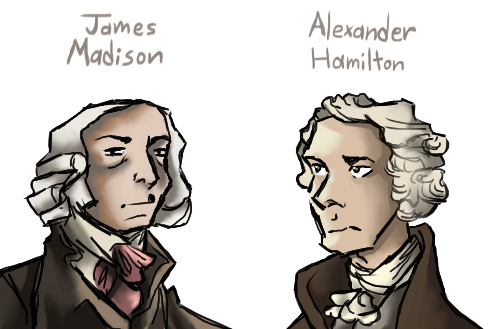 James madison and alexander hamilton best sale