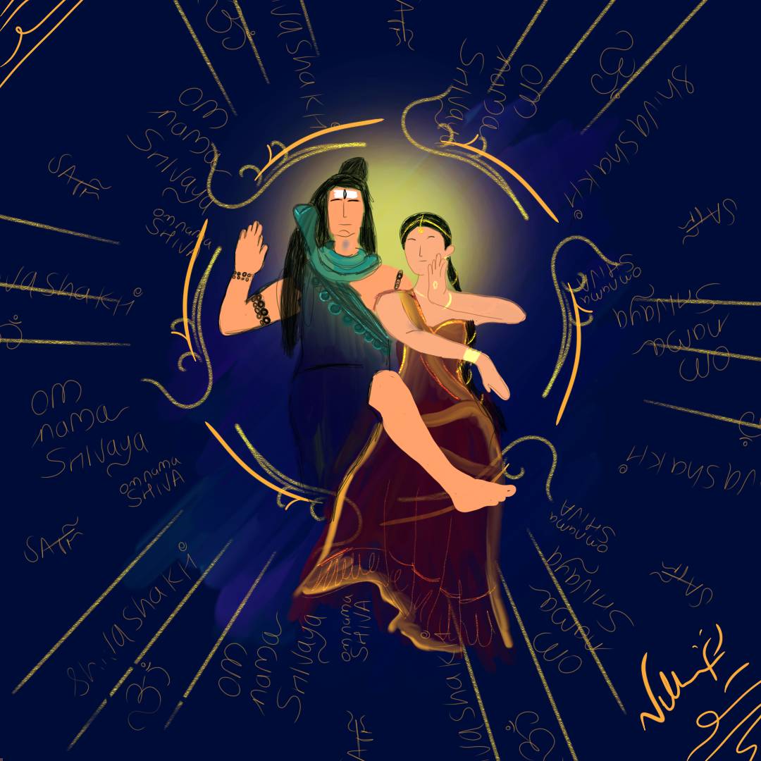 Lord Shiva Parvati dance by purplearts2023 on DeviantArt