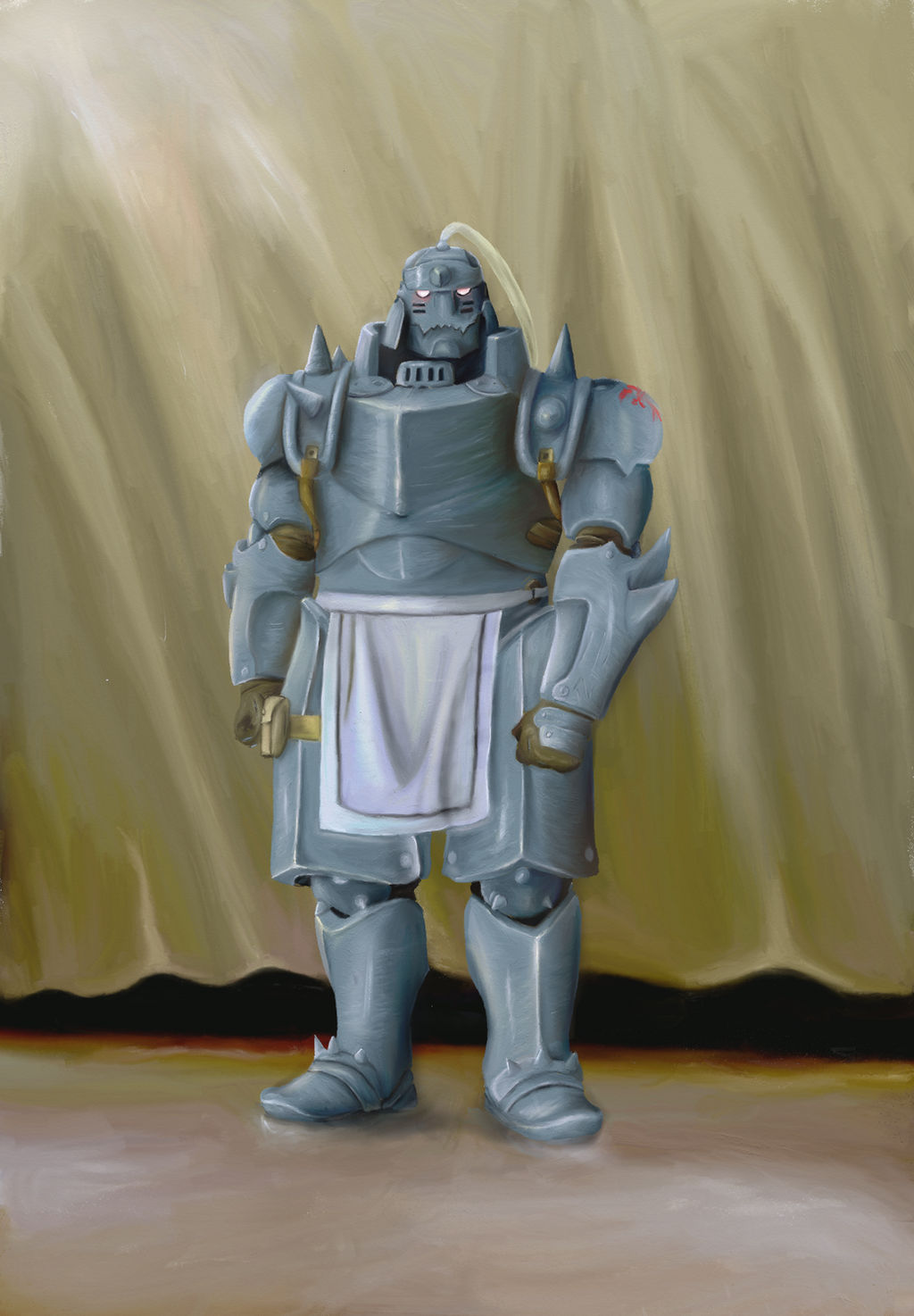 Alphonse Elric Digital Oil Painting