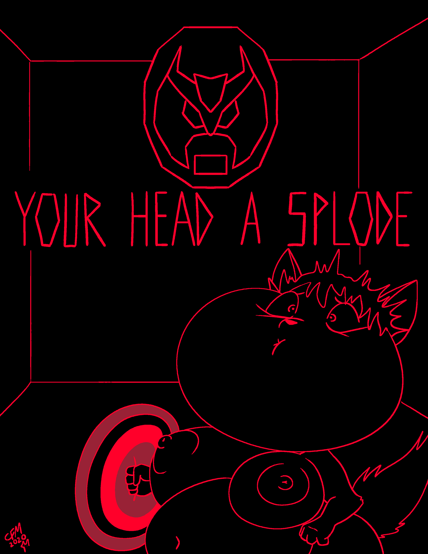 Your Head A Splode by CleverFoxMan on DeviantArt
