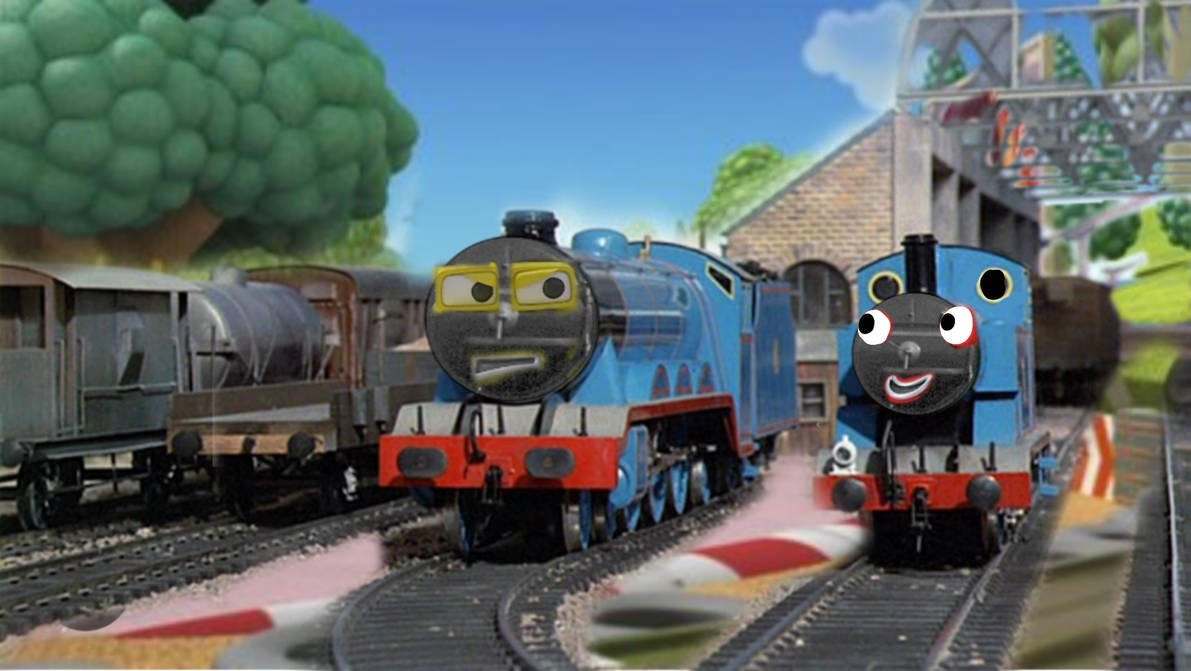 Thomas and Gordon (Roary the racing car style) by Robotchickentoby2 on ...